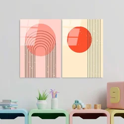 WALLXPERT Dekorativna slika od kaljenog stakla (2 komada) UV 939 45 x 65