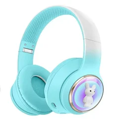Bluetooth slušalice akz-53 rabbit 5.3bt 6d plava