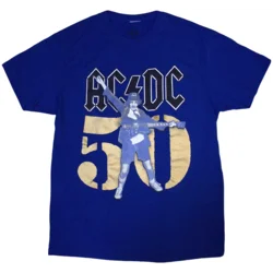 AC/DC Majica Gold Fifty Blue 2XL