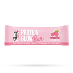 BeastPink Proteinska pločica GlowBar 40 g jagoda