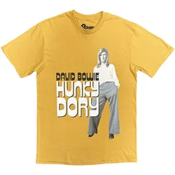David Bowie Hunky Dory 2 Mustard Yellow XL Majica