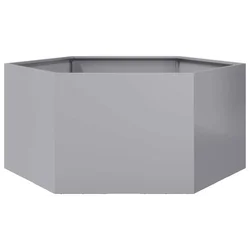 Vrtna sadilica šesterokutna 104x90x45 cm od pocinčanog čelika