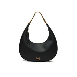 PINKO Ročna torba Brioche Hobo Classic AI 24-25 PLTT 101526 A29Q Črna