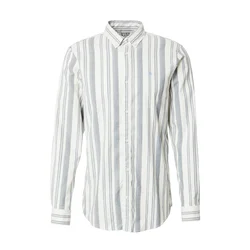 SCOTCH & SODA Srajca Essential slonovina/svetlo modra/siva
