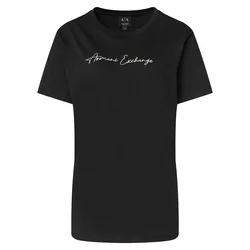 ARMANI EXCHANGE Majica črna/bela