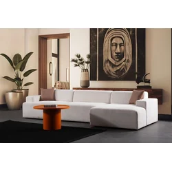 Atelier del Sofa Ugaona garnitura Melva, 360x145x100 cm, Bela