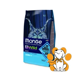 Monge Bwild Low Grain Cat Adult Anchovies 1.5kg, Hrana Za Mačke Sa Mesom Inćuna