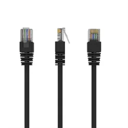 Gembird PP12-2M/BK Patch Cable, U/UTP Cat.5e, Black, 2m