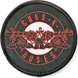 Guns N Roses Red Circle Logo Našitek za šivanje