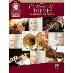 EASY CLASSICAL THEMES PLAY ALONG TENOR SAXOPHONE + CD