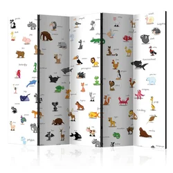 artgeist Paravan Animals I, 5-Delni, Dvostranski