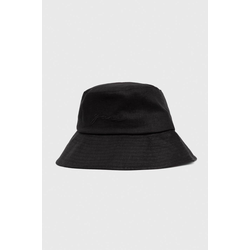 Lanen klobuk Gant črna barva