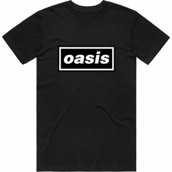 Oasis majica Decca Logo Črna 2XL