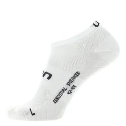 Uyn ESSENTIAL SNEAKER SOCKS 2PRS PACK, nogavice m.kr, bela S100257