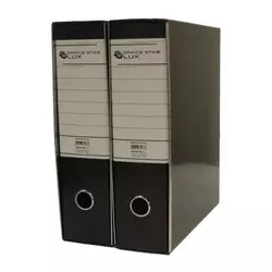 Mark registrator A4 sa metalnim ojačanjem plastificiran crni široki ( 8602 )