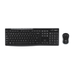 Logitech MK270 Bežična tastatura i miš, Crna