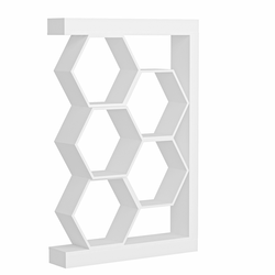 Conceptum Hypnose Polica 90x140x24,6cm Bela