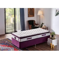 Hanah Home Dušek Purple, 90x200 cm, Beli