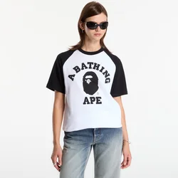 Majice A Bathing Ape College Raglan Relaxed Fit Tee UNISEX Black M