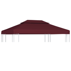 Pokrov za sjenicu s 2 razine 310 g/m2 4 x 3 m bordo