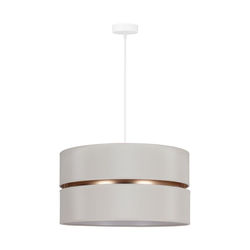 Duolla - Luster na sajli DUO 1xE27/15W/230V O 40 cm krem/zlatna