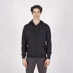 La Terra Muški duks sa kapuljačom Fausto full zip hoody, Crni