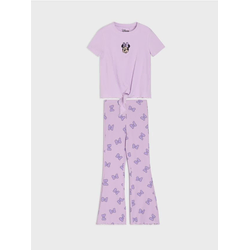 Sinsay - Komplet od žerseja Minnie Mouse - lavanda