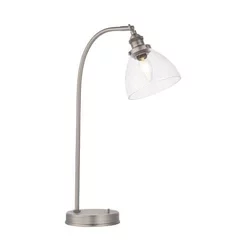 Endon 91740 - Stona lampa HANSEN 1xE14/40W/230V mat hrom