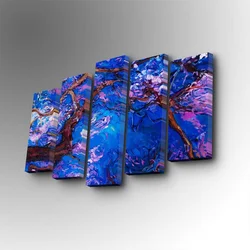 Wallity Slika 5PUC-134, 82 x 50 cm, 5 delova