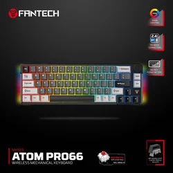 Tastatura mehanička Gaming Fantech MK919 Atom PRO66 crna (Red switch)