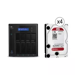 WD 4TB (4 x 1TB) My Cloud Expert Series EX4100 4-Bay NAS with Drives Kit