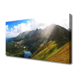 tulup.si Slika na platnu Mountain travnik landscape 100x50 cm