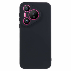 Silikonski ovitek za Huawei Pura 70 Pro - črn