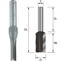 ENT utorni rezkar HW, 6 x 20 mm