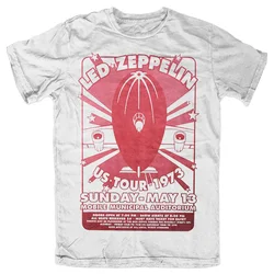 Led Zeppelin Mobile Municipal White L Majica