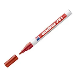 Marker permanentni lakirajući 1-2mm edding 751 crveni
