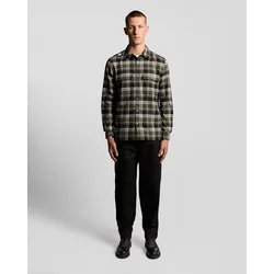 Lyle & Scott Srajca rjava/svetlo siva/črna
