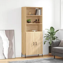 Visoka komoda hrasta sonome 69,5x34x180cm od konstruiranog drva