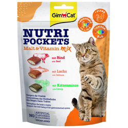 GimCat Nutri Pockets Malt-Vitamin 150g