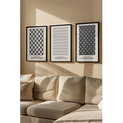 Wallity Uramljena slika Artvmodel35, 33x48 cm, 3 dijela