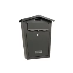 Haus poštansko sanduče 360x290x105mm crno kućica ( 0200042 )