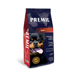 PREMIL Suva hrana za pse Super Sport piletina i tuna 15kg