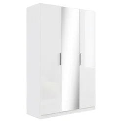home24 omara S KLASIČNIMI VRATI, bela, bela, visoki sijaj
