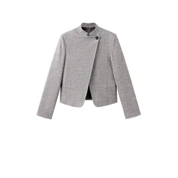 MANGO Blazer CELIA siva/bela