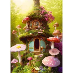 Alipson Puzzle Mushroom house 1000 kosov