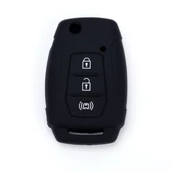 888 CAR ACCESSORIES Silikonska navlaka za ključeve crna Ssang Yong