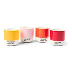 Porcelanaste skodelice v kompletu za espresso 4 ks 100 ml Macchiato – Pantone