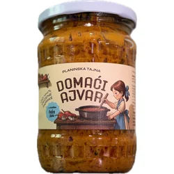 Planinska Tajna  Bruski ajvar sa dodatkom belog luka, 580g