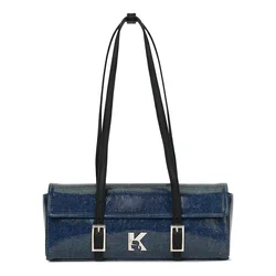 KARL LAGERFELD JEANS Ročna torbica temno modra