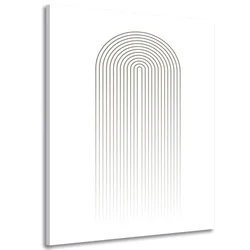 Slika minimalistična mavrica Mid-Century - 40x60